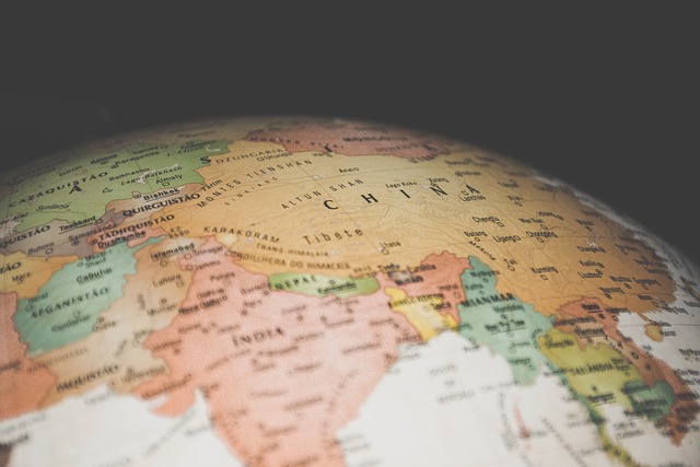 世界地図 主要国をイメージした世界地図